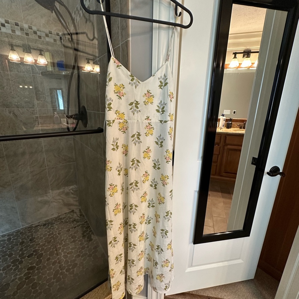 Floral Spaghetti Strap Dress